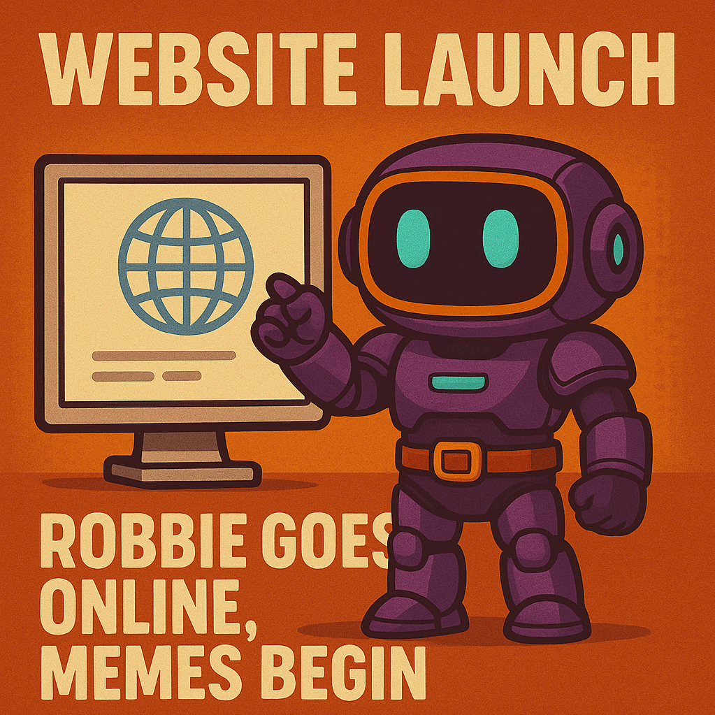 Website launch artwork