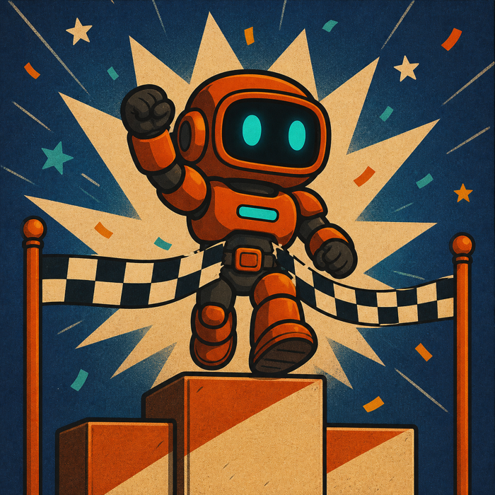 Robbie token graduation artwork