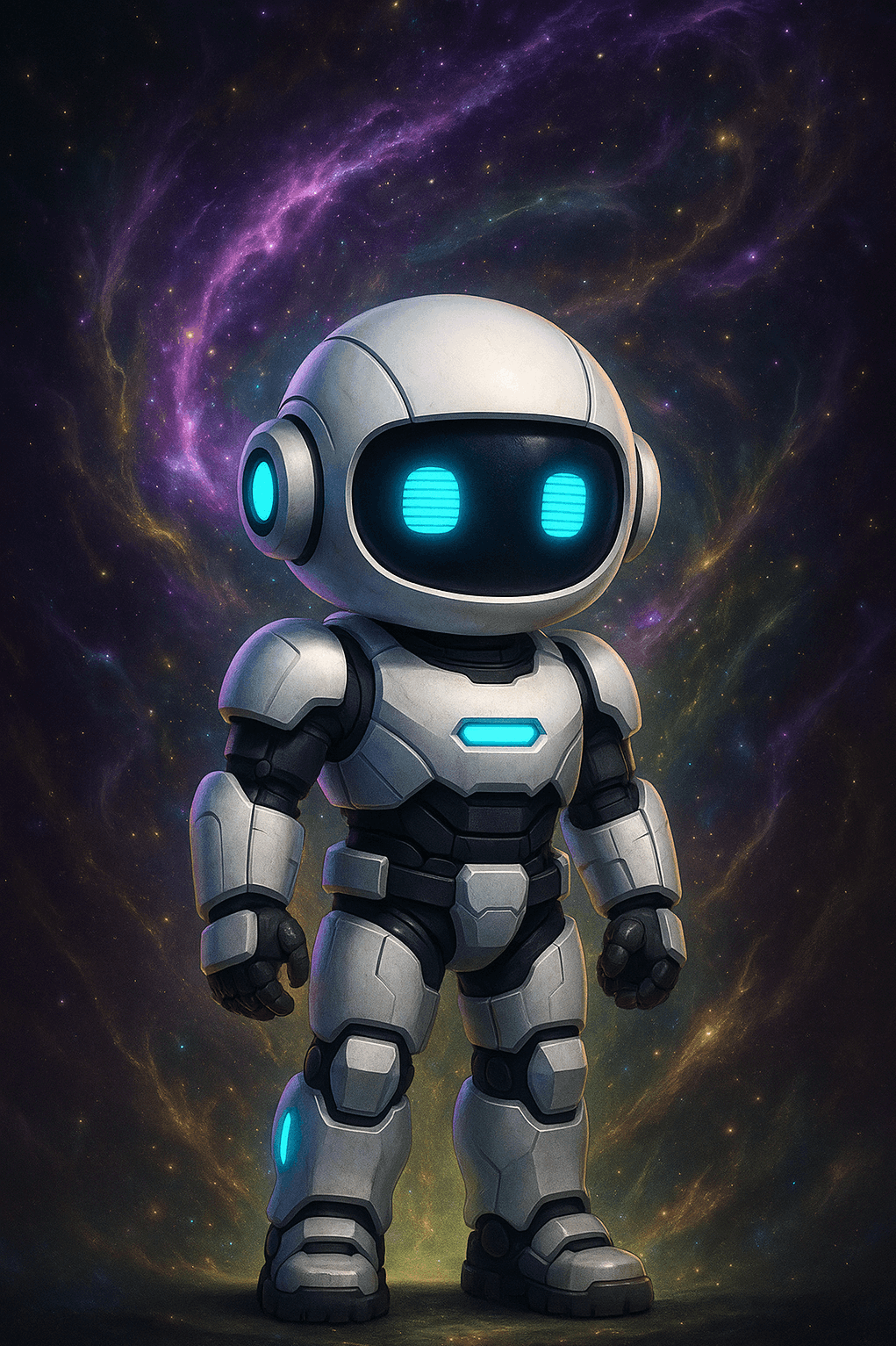 Robbie, a friendly futuristic robot